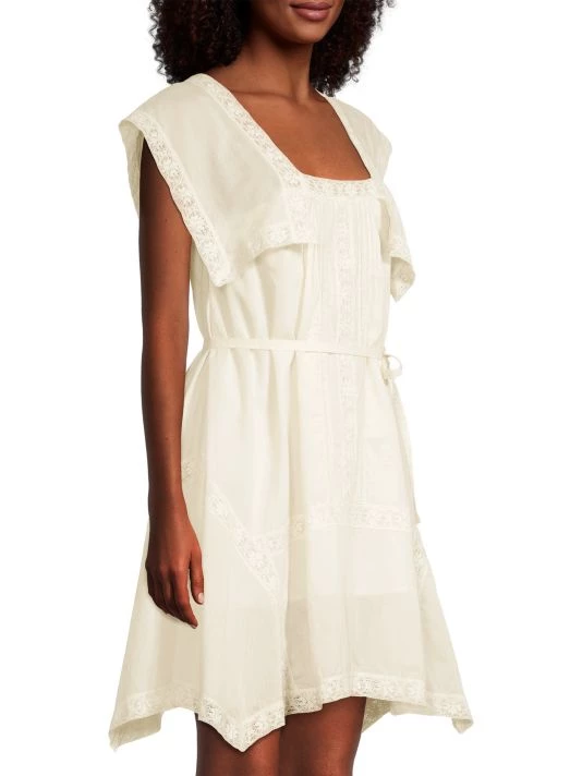 Rebecca Taylor Lace-Trim Minidress - Image 4