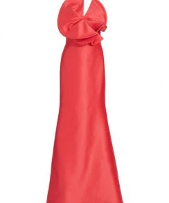 Badgley Mischka Floor-Length Mermaid Gown