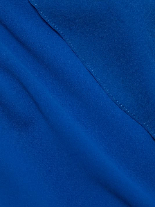 Badgley Mischka Georgette Cape Gown - Image 7