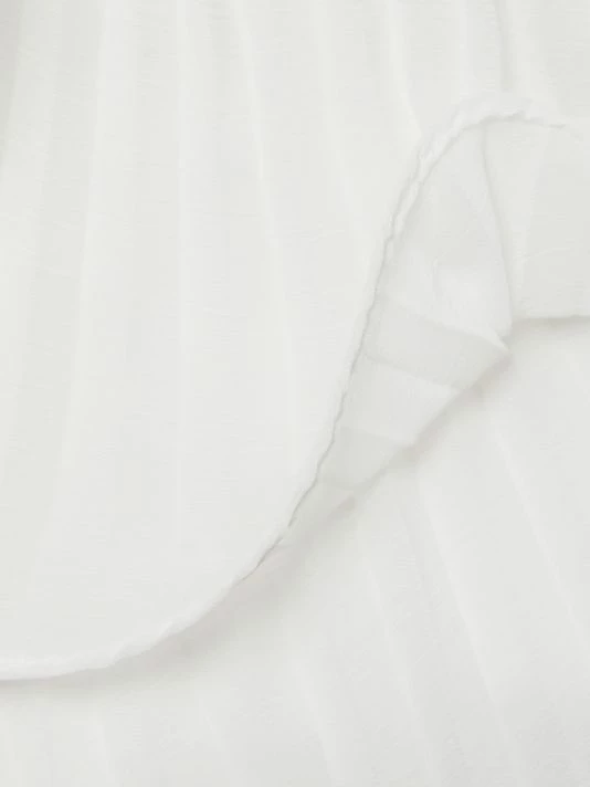 Badgley Mischka Crinkle One-Shoulder Minidress - Image 7