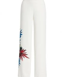 Badgley Mischka Floral Wide Leg Pants