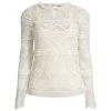 Rebecca Taylor Crochet Long-Sleeve Top