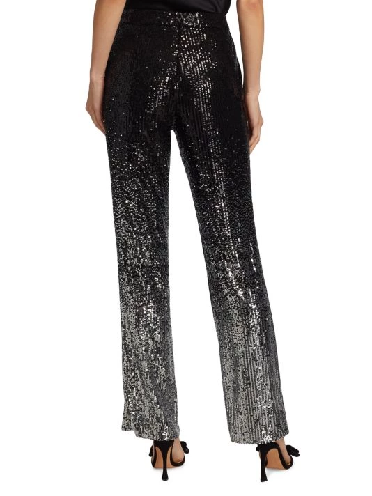 Badgley Mischka Sequined Ombré Pants - Image 5