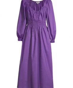 Rebecca Taylor Cotton Poplin Midi-Dress