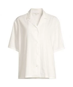 Rebecca Taylor Cabana Stretch-Linen Shirt