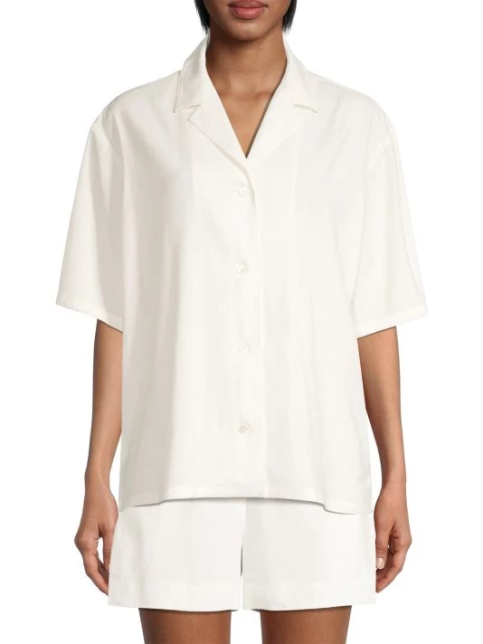 Rebecca Taylor Cabana Stretch-Linen Shirt - Image 3