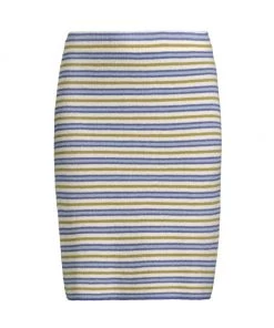 Rebecca Taylor Striped Boucle Pull-On Skirt