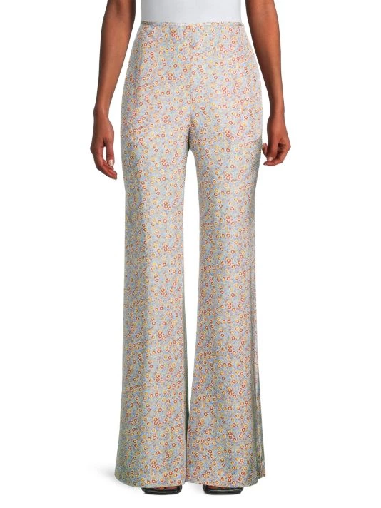 Rebecca Taylor Silk Pajama Pants - Image 3