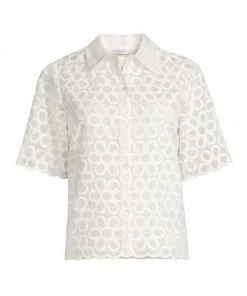 Rebecca Taylor Floral Button-Down Shirt
