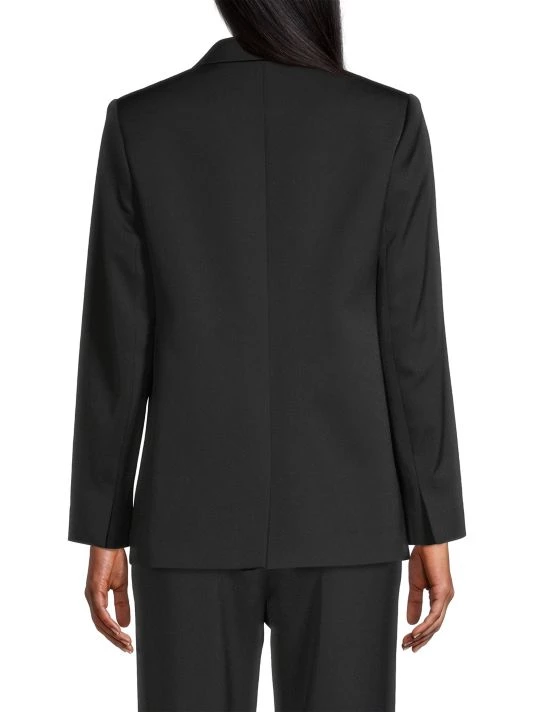 Rebecca Taylor Satin Notch-Lapel Blazer - Image 5