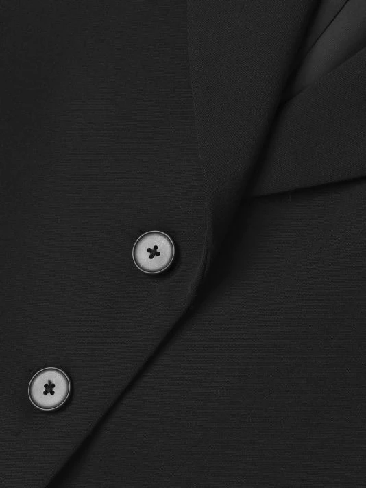 Rebecca Taylor Satin Notch-Lapel Blazer - Image 6