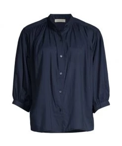 Rebecca Taylor Three-Quarter Sleeve Button-Up Shirt