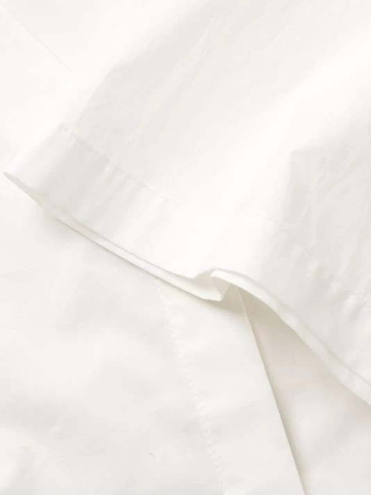 Rebecca Taylor Cotton Poplin Tie-Waist Blouse - Image 6