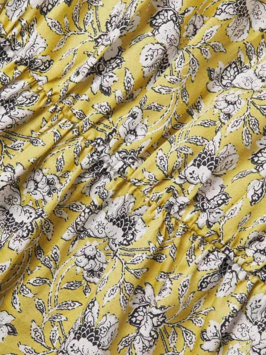 Rebecca Taylor Smocked Balloon-Sleeve Minidress - Image 6