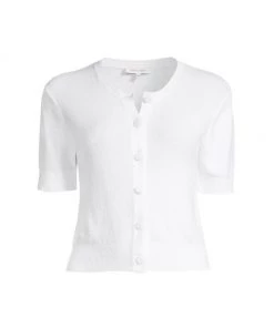 Rebecca Taylor Short-Sleeve Cardigan