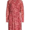 Rebecca Taylor Labyrinth Long-Sleeve Shirt Dress