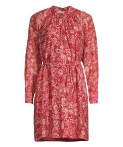 Rebecca Taylor Labyrinth Long-Sleeve Shirt Dress