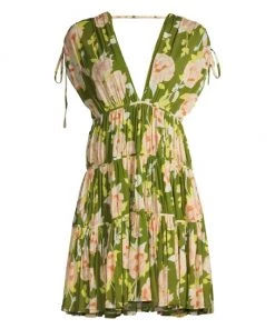 Rebecca Taylor Floral Tiered Minidress