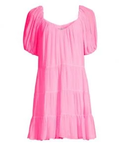 Rebecca Taylor Tiered Shift Minidress