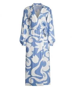 Rebecca Taylor Printed Wrap Dress