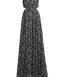 Rebecca Taylor Monarch Fleur Cutout Maxi Dress