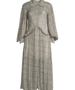 Rebecca Taylor Fleur Fringe-Trim Shirtdress