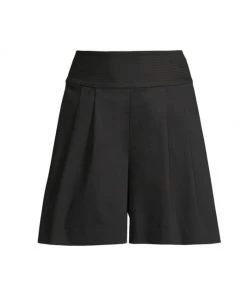 Rebecca Taylor Pleated Trench Shorts Beige