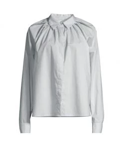 Rebecca Taylor Pleated Raglan-Sleeve Blouse