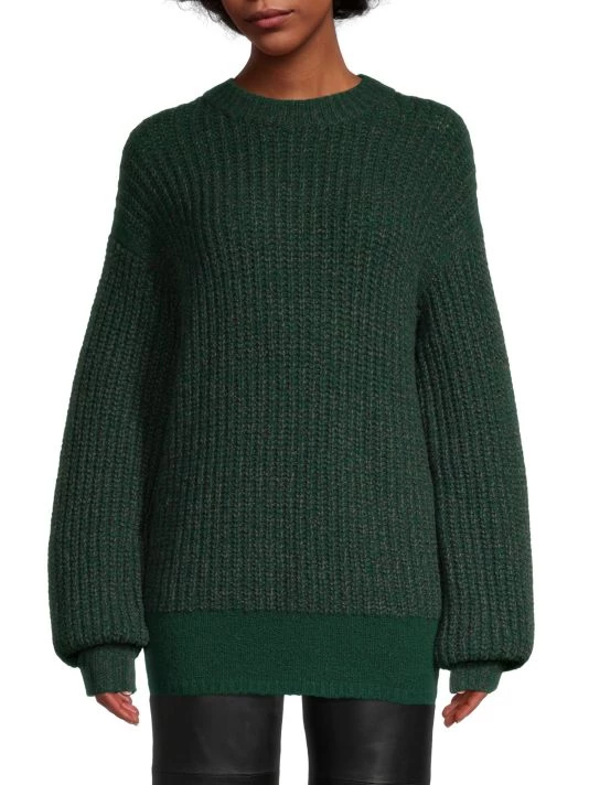 Rebecca Taylor Textured Wool-Blend Sweater - Image 3
