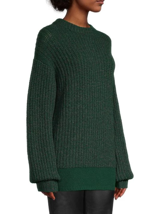 Rebecca Taylor Textured Wool-Blend Sweater - Image 4