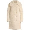 Rebecca Taylor Faux Fur Asymmetric Coat