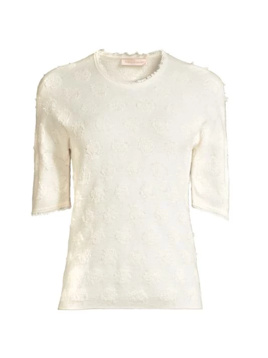 Rebecca Taylor Wool Short-Sleeve Top