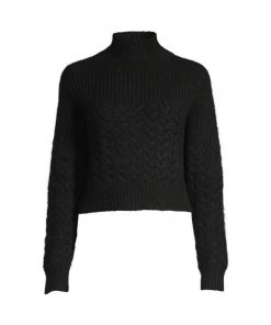 Rebecca Taylor Chainette Turtleneck Sweater