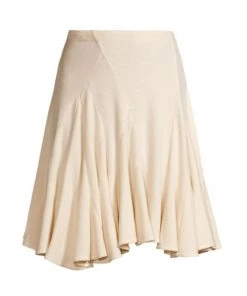Rebecca Taylor Wool-Blend Flute Skirt