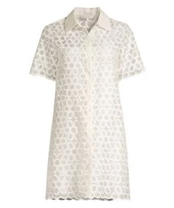 Rebecca Taylor Daisy Embroidered Shirtdress