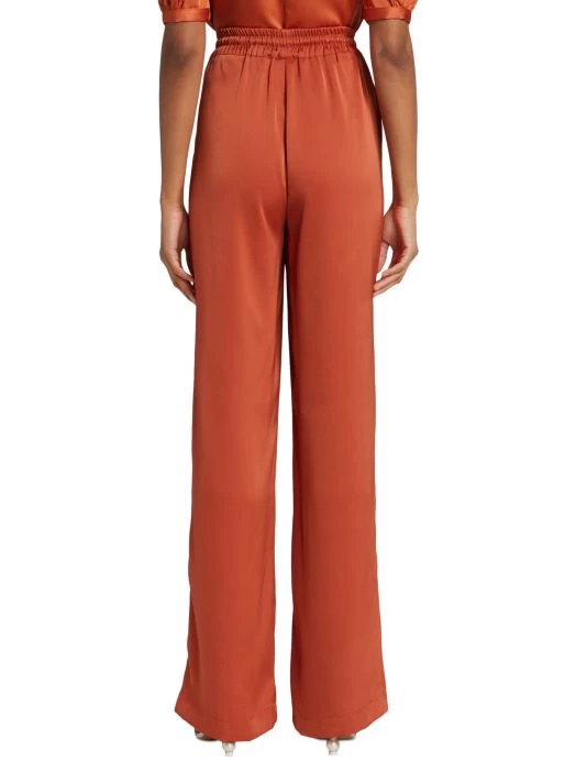 Badgley Mischka Satin Palazzo Pants - Image 5