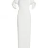 Badgley Mischka Origami Sleeve Gown