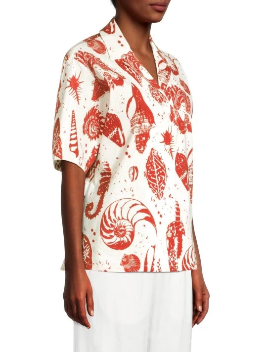 Rebecca Taylor Sea Shore Cabana Shirt - Image 4