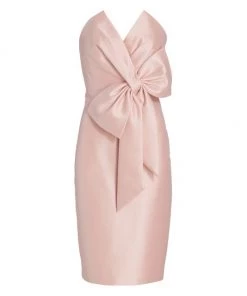 Badgley Mischka Bow Cocktail Dress